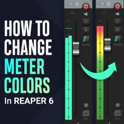 How to change meter colors in Reaper 6